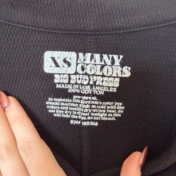 Big Bud Press - Fishman Polo Long Sleeve (XS, Black) - Picture 4 of 6